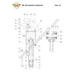 Ricambi Meccanica Benassi per Motocoltivatore MF 223 REVERSO