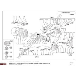 Lavor Original Parts for Pressure Cleaner EQ18