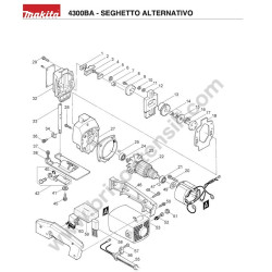 Ricambi Makita per Seghetto Alternativo 4300BA