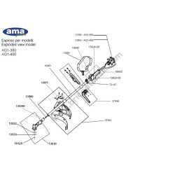 Ama Spare Parts for Brushcutter AG1 450