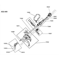 Ricambi Ama per Decespugliatore AG2 450