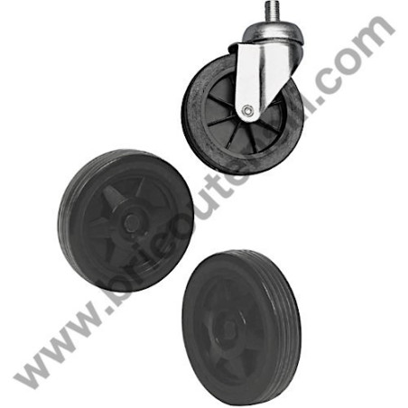 ABAC Air Compressors Fixed and Pivoting Wheels