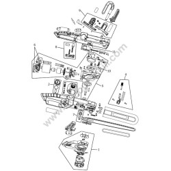 Valex Spare Parts for Lithium Battery Chainsaw M-ES36