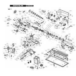 Femi Spare Parts for Lathe DIGITO ML 350