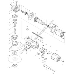 Maktec Spare Parts for Angle Grinder MT953
