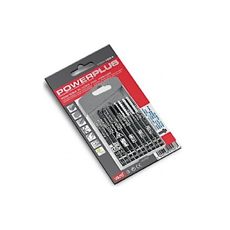Set di 10 Lame per Seghetto Alternativo Varo Pow 102A