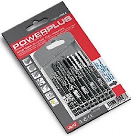 Set di 10 Lame per Seghetto Alternativo Varo Pow 102A
