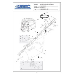 Gruppo Pompante per Compressore a Cinghia A29B BLU