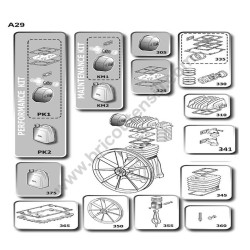 Ricambi ABAC per Compressore 50 Lt Montecarlo L20