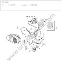 Ricambi ABAC per Compressore ABAC A29B 50 CM3