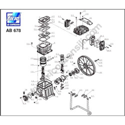 FIAC Spare Parts for Pumping Unit AB 678