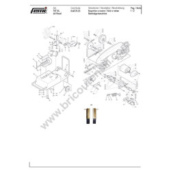 Femi Spare Parts for Transportable Bandsaw 787XL All Road-8487023