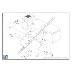 Ricambi Fiac per Compressore SCS 500-600-951 - Esploso
