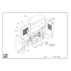 FIAC Spare Parts for Compressor SCS 500-600-951 - Drawing