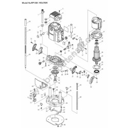 Makita Spare Parts for Router RP1801