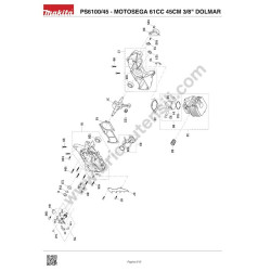 Dolmar Spare Parts for Chainsaw PS6100/45