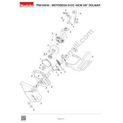 Ricambi Dolmar per Motosega TCS-2801S