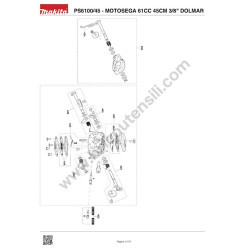 Ricambi Dolmar per Motosega PS6100/45