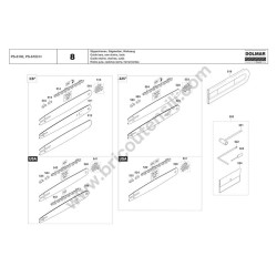 Dolmar Spare Parts for Chainsaw PS6100/45