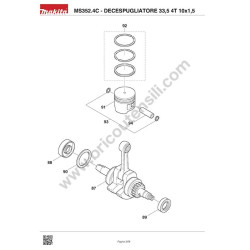 Dolmar Spare Parts for Bruschcutter MS352.4C