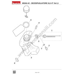 Dolmar Spare Parts for Bruschcutter MS352.4C