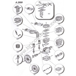 ABAC Parts for Pump Unit B2800 - NS11