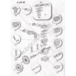 Gruppo Pompante per Compressore a Cinghia A29B BLU