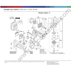 Ricambi Bosch per Trapani Avvitatori a Batteria GSR 10,8 V-LI-2