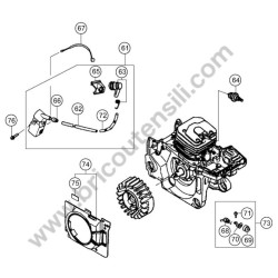 Tanaka Spare Parts for Chainsaw ECV5601