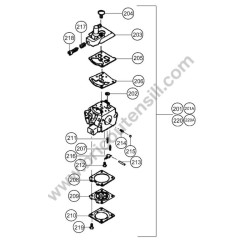 Tanaka Spare Parts for Chainsaw ECV5601