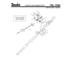 Ricambi Tanaka per Soffiatore TBL-7600R