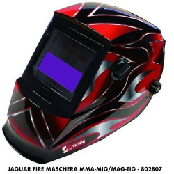 Helmets Telwin for Welding - JAGUAR FIRE MMA-MIG/MAG-TIG - 802807