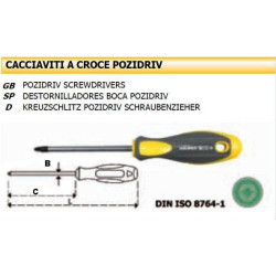 Screwdriver Pozidriv "pz" Maurer