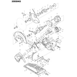 Ricambi Makita per Sega Circolare 5008MG