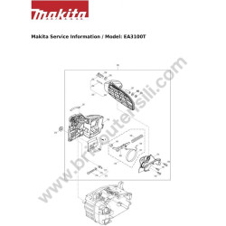 Makita Spare Parts for Brusch Cutter EA3100T
