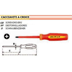 CACCIAVITi Isolati a CROCE "1000 v." Maurer Plus