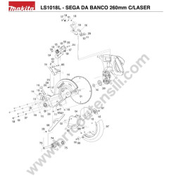 Ricambi Makita per Sega da Banco LS1018L