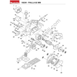 Ricambi Makita per Pialla 1923H