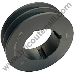 Pulley Kit D100-2A-28 BUSH 1610 for Air Compressors ABAC - BALMA