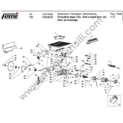 Troncatrice per Metallo Femi 780 XL