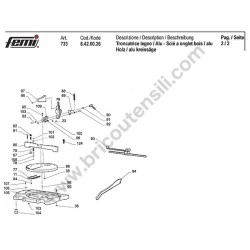 Femi Spare Parts for Mitre Saw 733-8420026