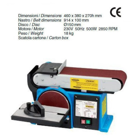 Tilting Bench Belt Sander 0505