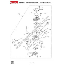 Ricambi Dolmar per Motosega TCS-2801S