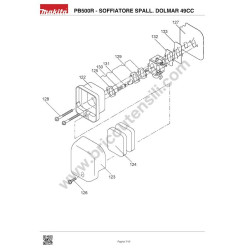 Ricambi Dolmar per Motosega TCS-2801S