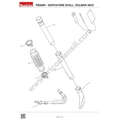 Dolmar Spare Parts for Back Pack Blower PB500R