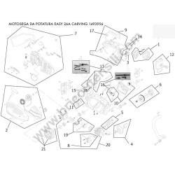 Ricambi Valex per Motosega da Potatura EASY 26A Carving