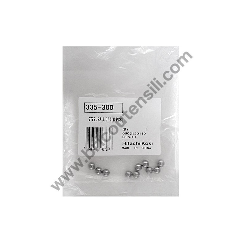 Sfera in Acciaio mm 7 per Martelli Hitachi DH24-26-28