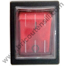 Interruttore ON/OFF Rosso per Aspiratori Rurmec 35/1100-50/1300C - 1