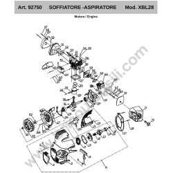 Ricambi Ama per Soffiatore Aspiratore XBL28