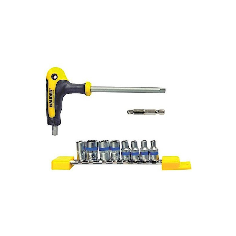 Sockets-Sets 9 Pieces Maurer Plus